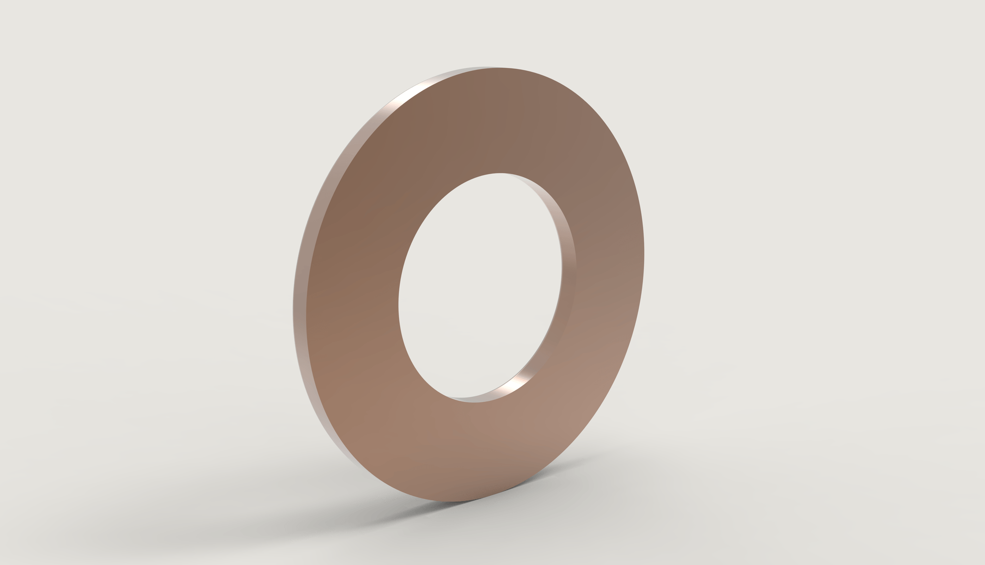 Silicon bronze flat washer