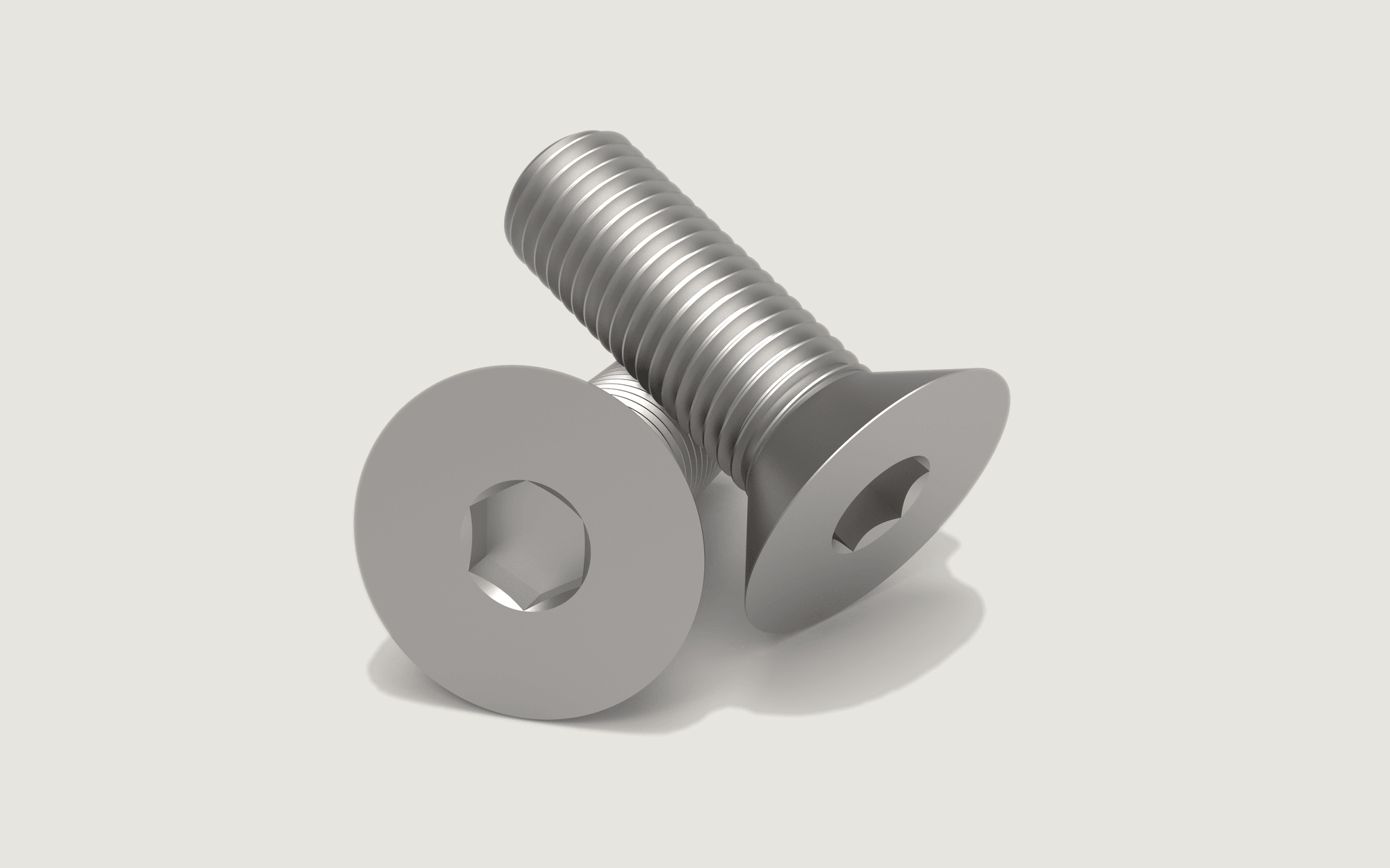 Flat head socket cap screw — countersunk
