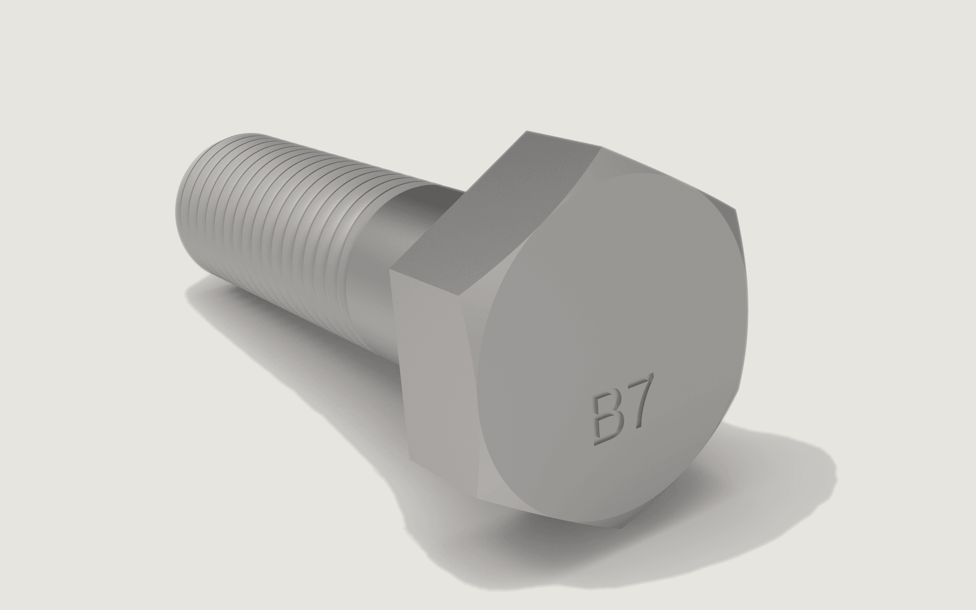 Heavy hex bolt — A193 B7