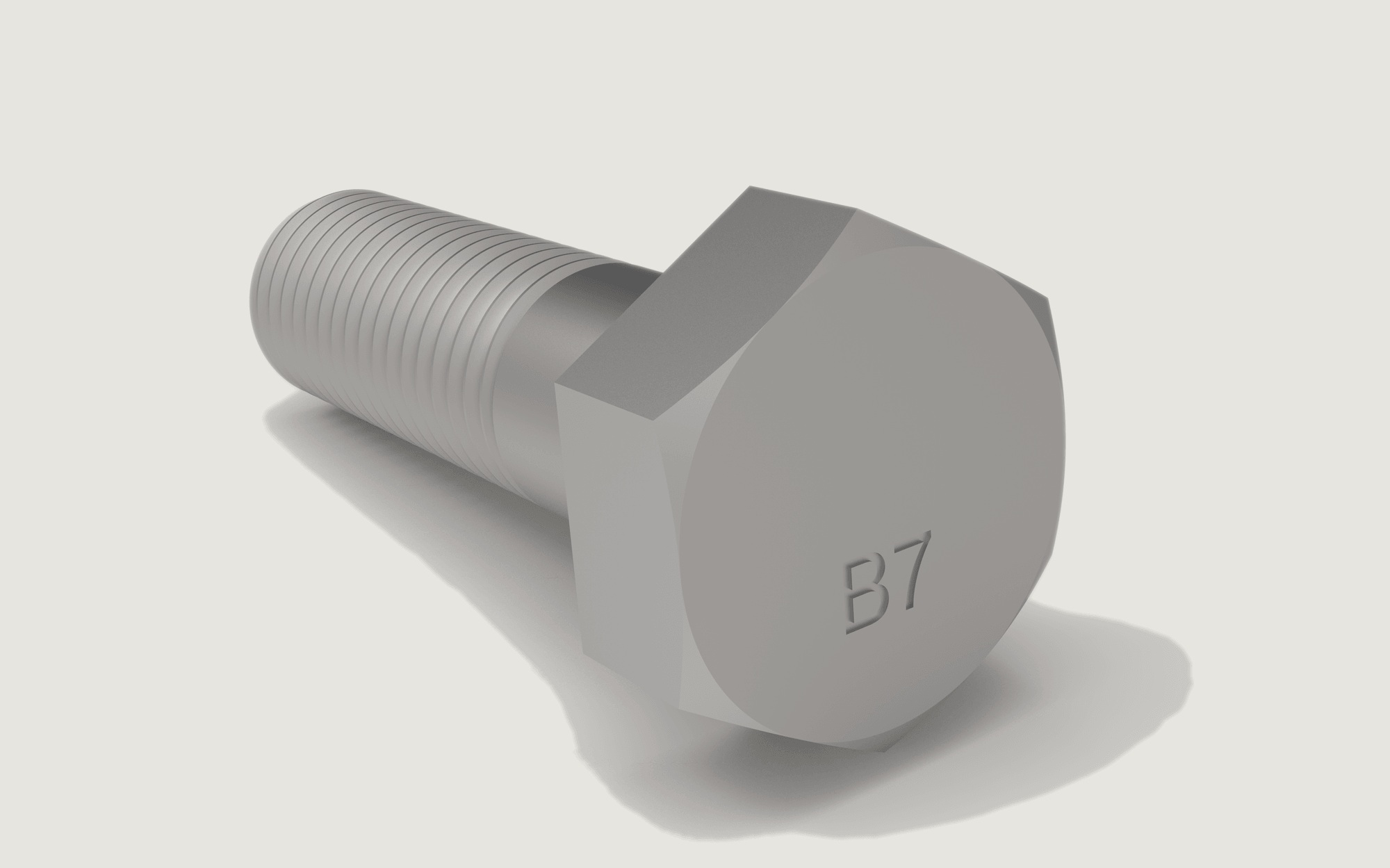 A193 B7 alloy steel heavy hex bolt