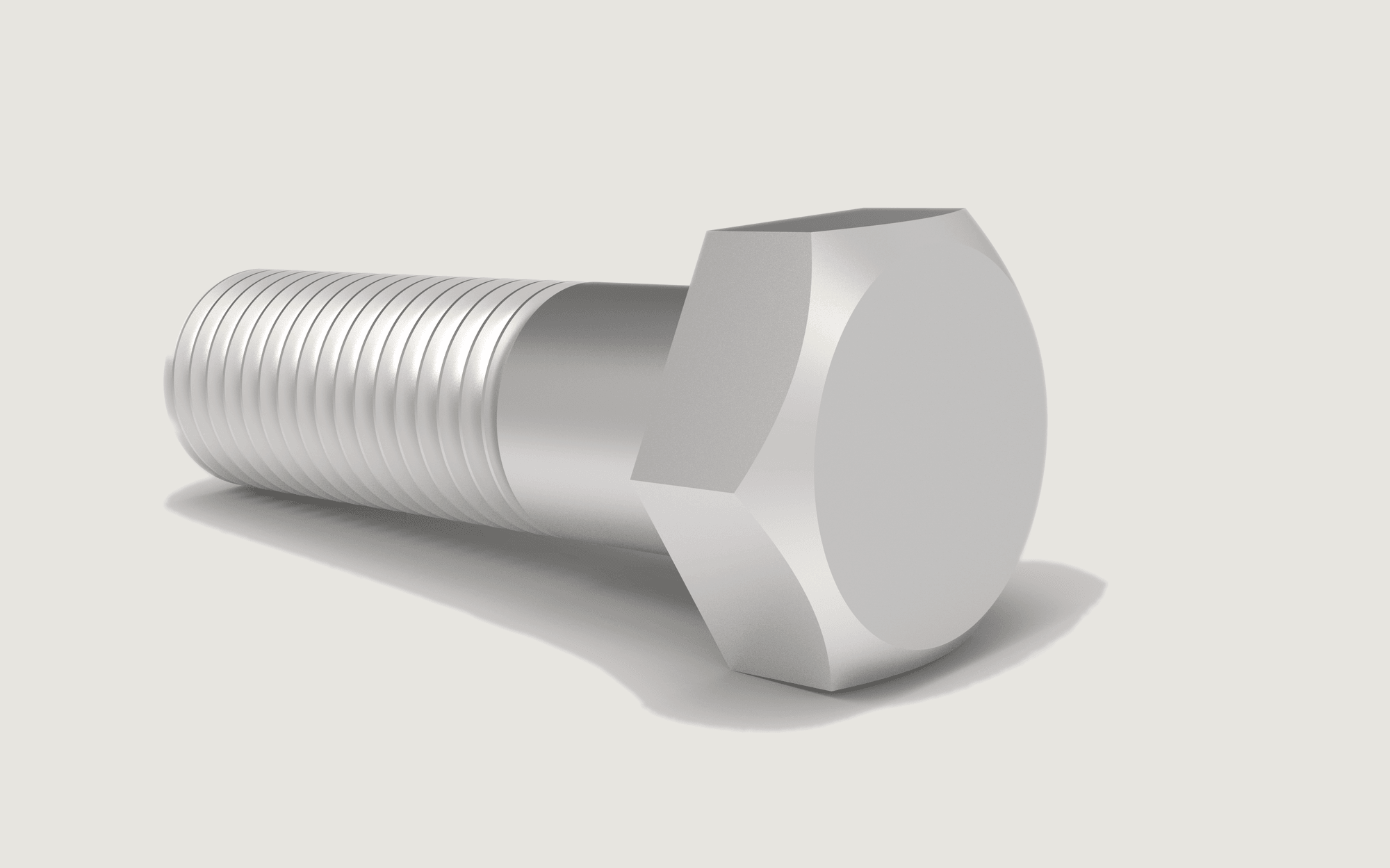 Stainless hex cap screw