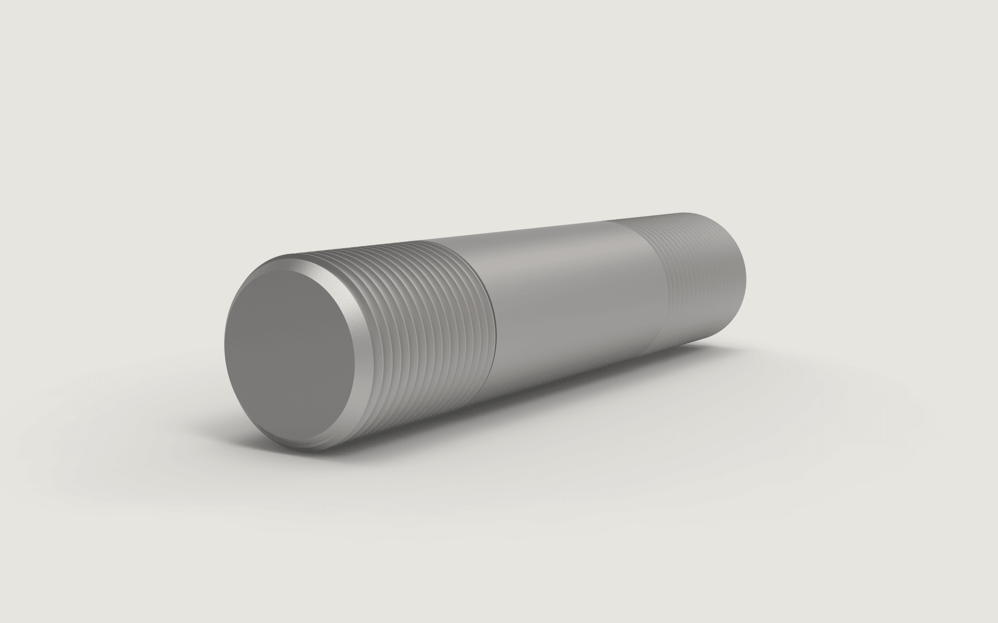 Stud bolt and threaded rod render